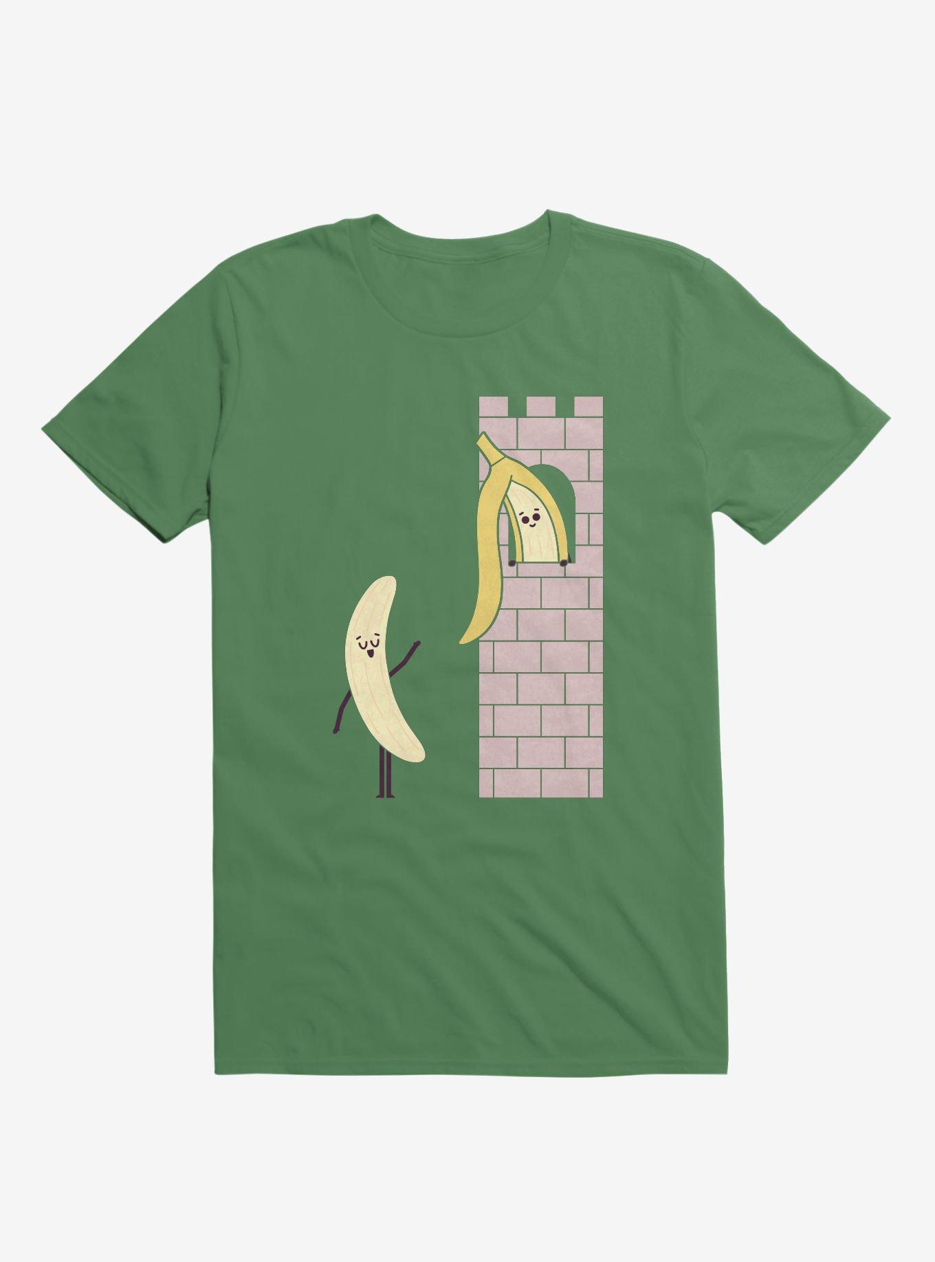 Let Down Your Peel Banana In Castle Irish Green T-Shirt, IRISH GREEN, hi-res