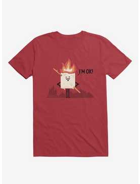 I'm OK! Campfire S'more Red T-Shirt, , hi-res