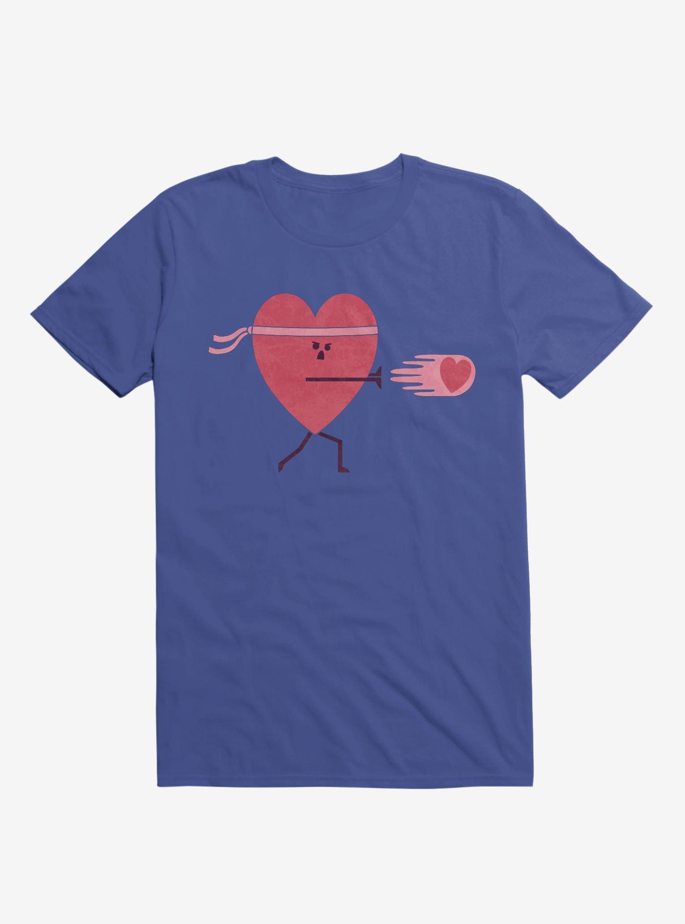 Power Of Love Heart Royal Blue T-Shirt, ROYAL, hi-res