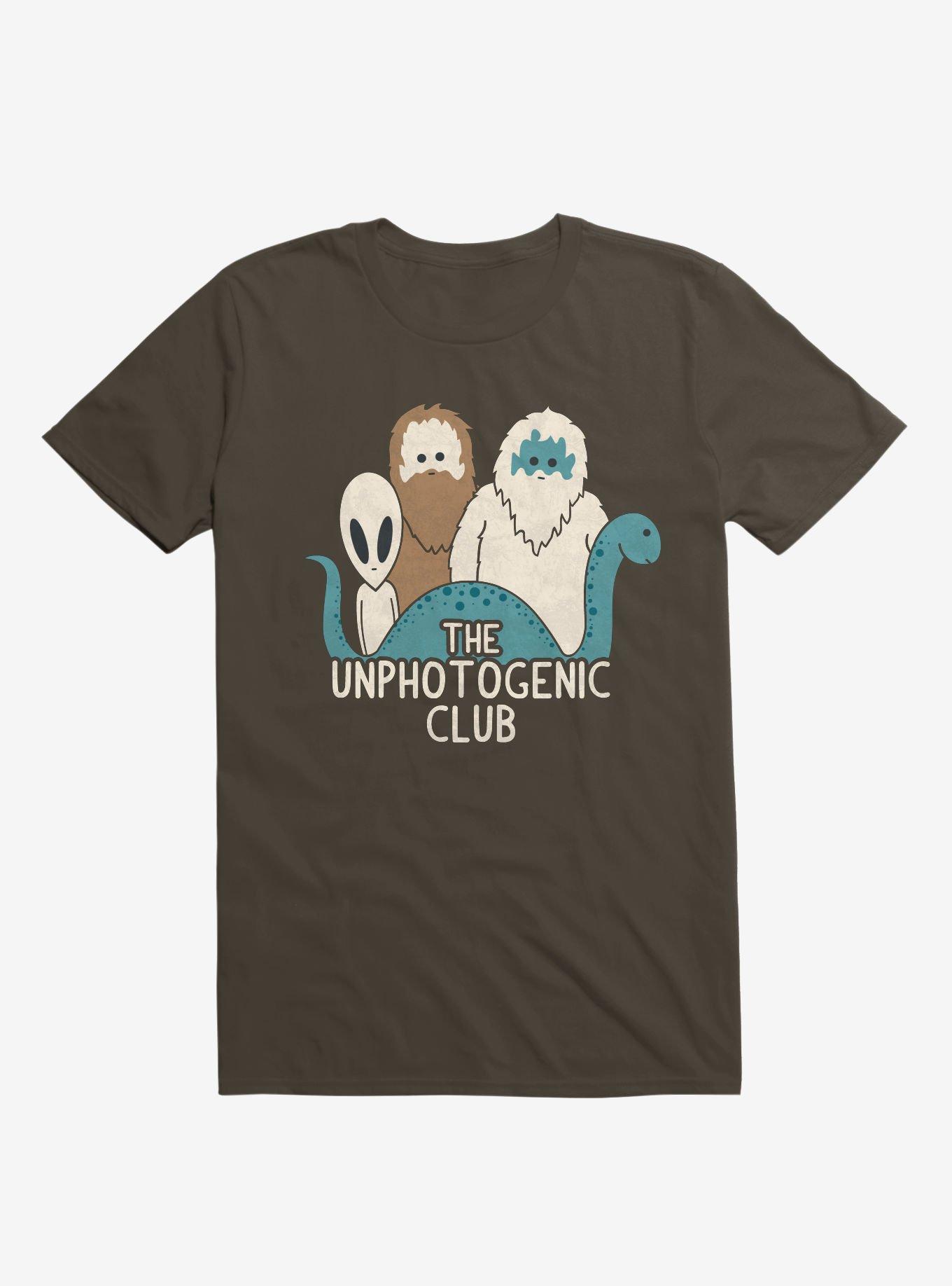 The Unphotogenic Club Mythical Creatures Brown T-Shirt, BROWN, hi-res