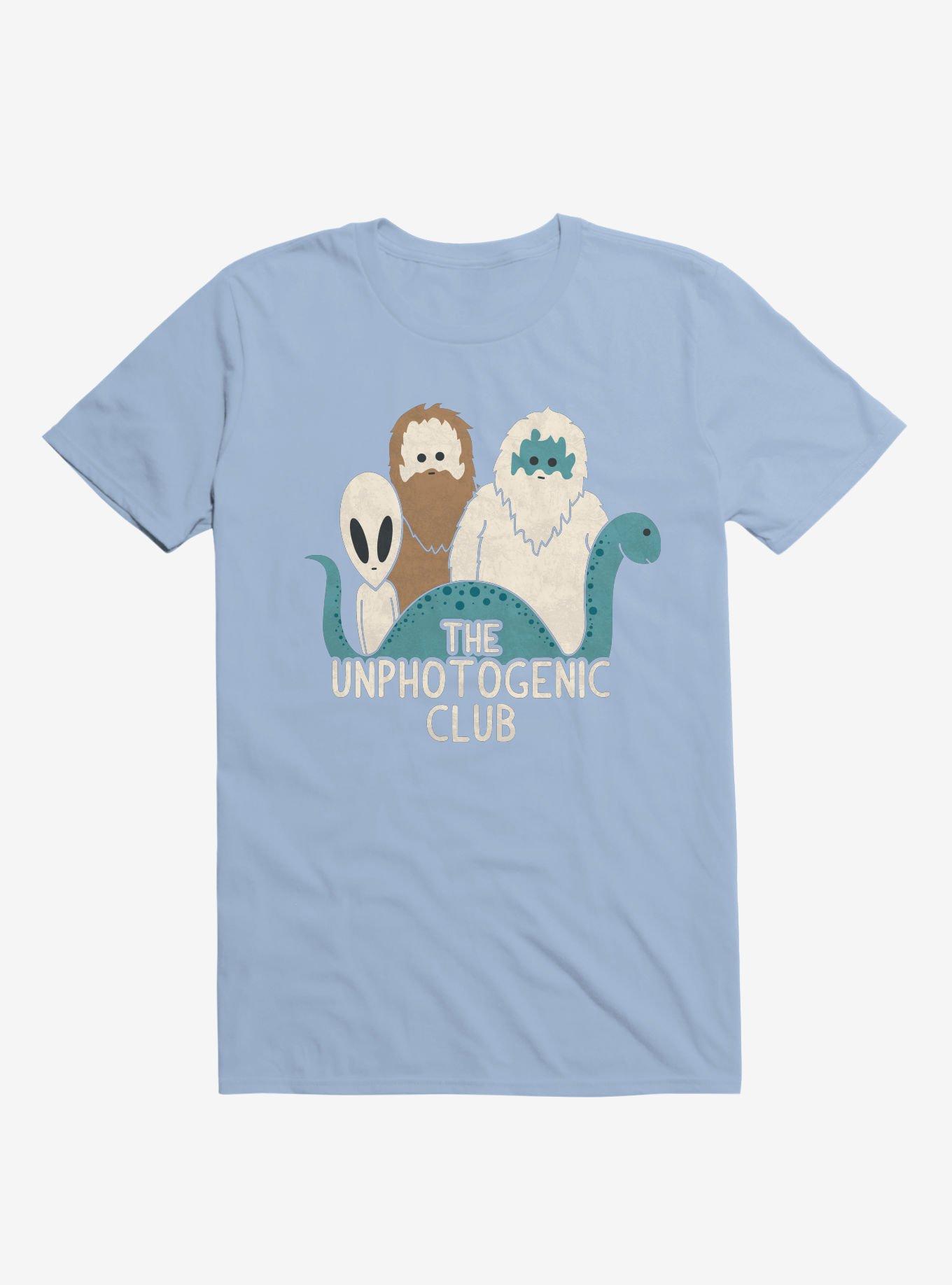 The Unphotogenic Club Mythical Creatures Light Blue T-Shirt, LIGHT BLUE, hi-res