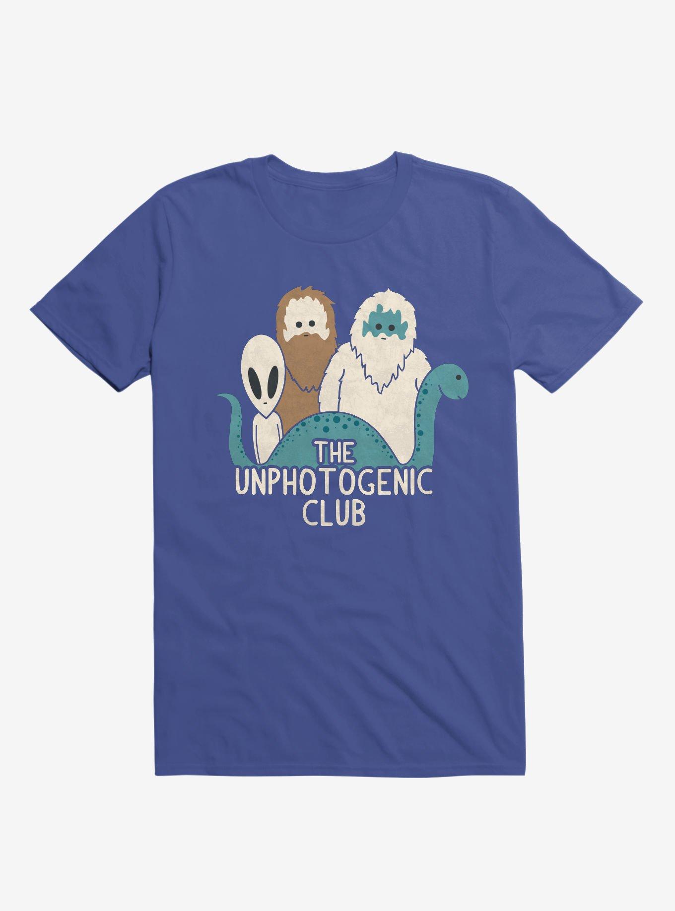 The Unphotogenic Club Mythical Creatures Royal Blue T-Shirt, ROYAL, hi-res