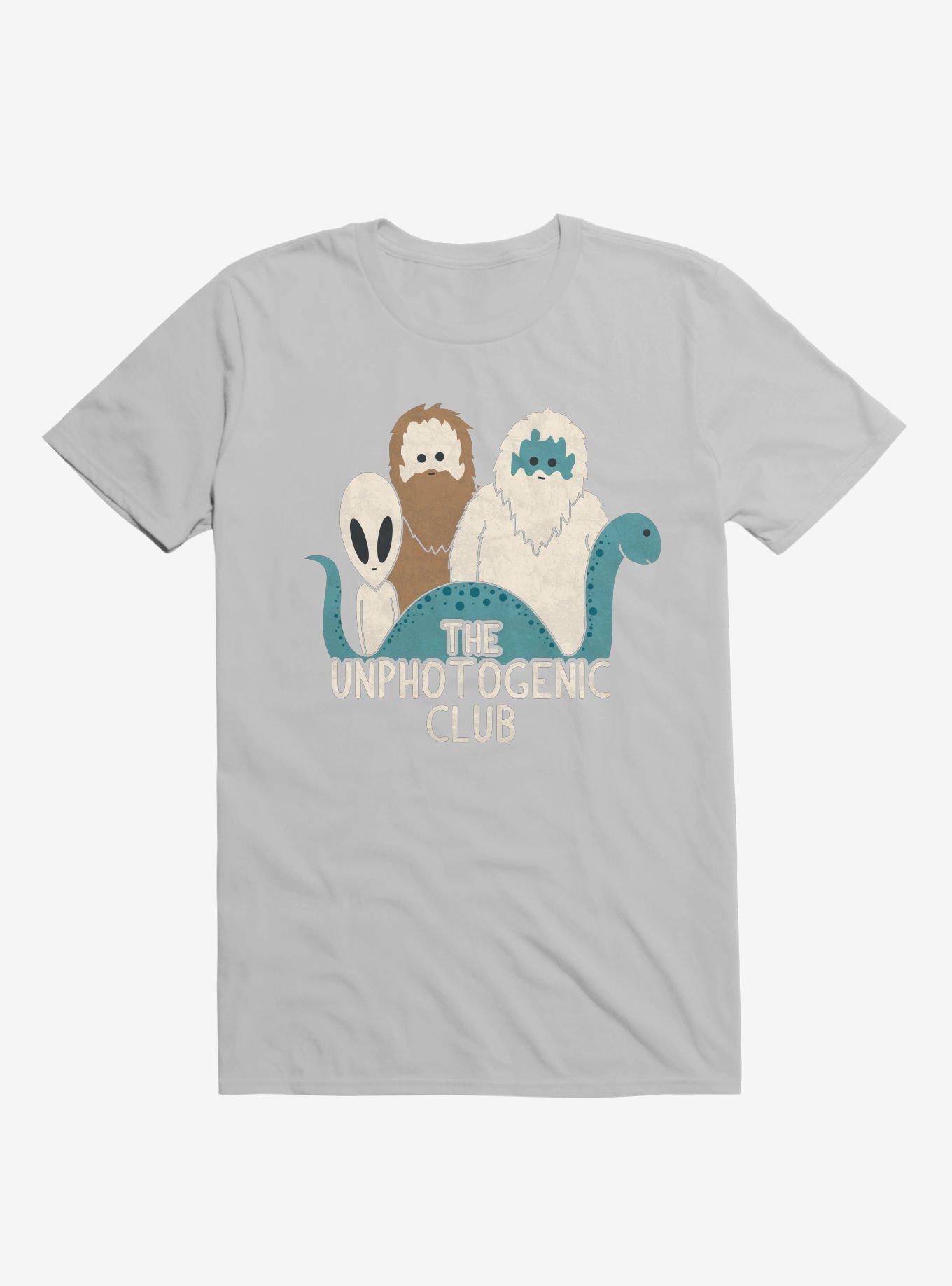 The Unphotogenic Club Mythical Creatures Ice Grey T-Shirt, , hi-res