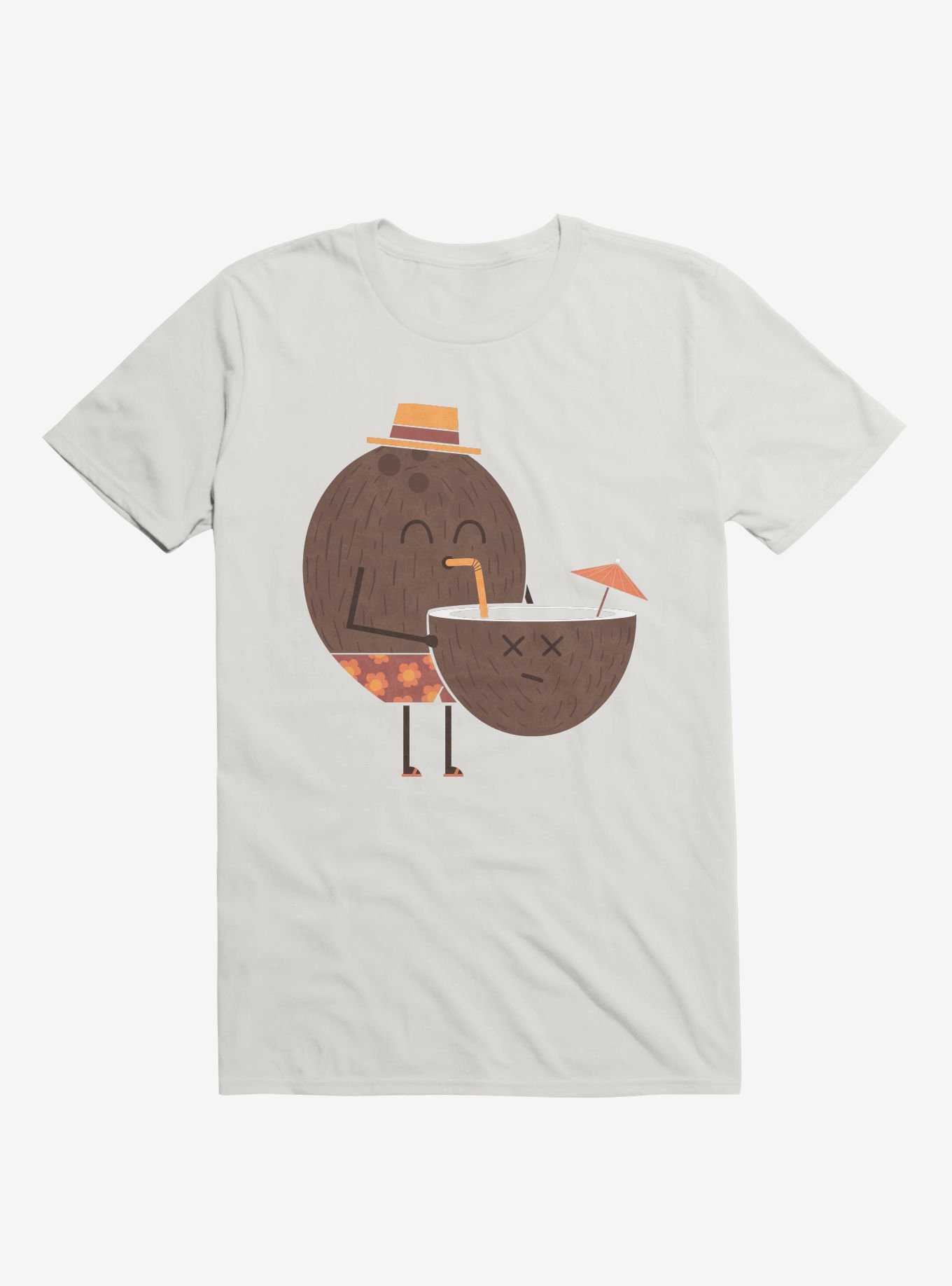 Coconut Cannibal White T-Shirt, , hi-res