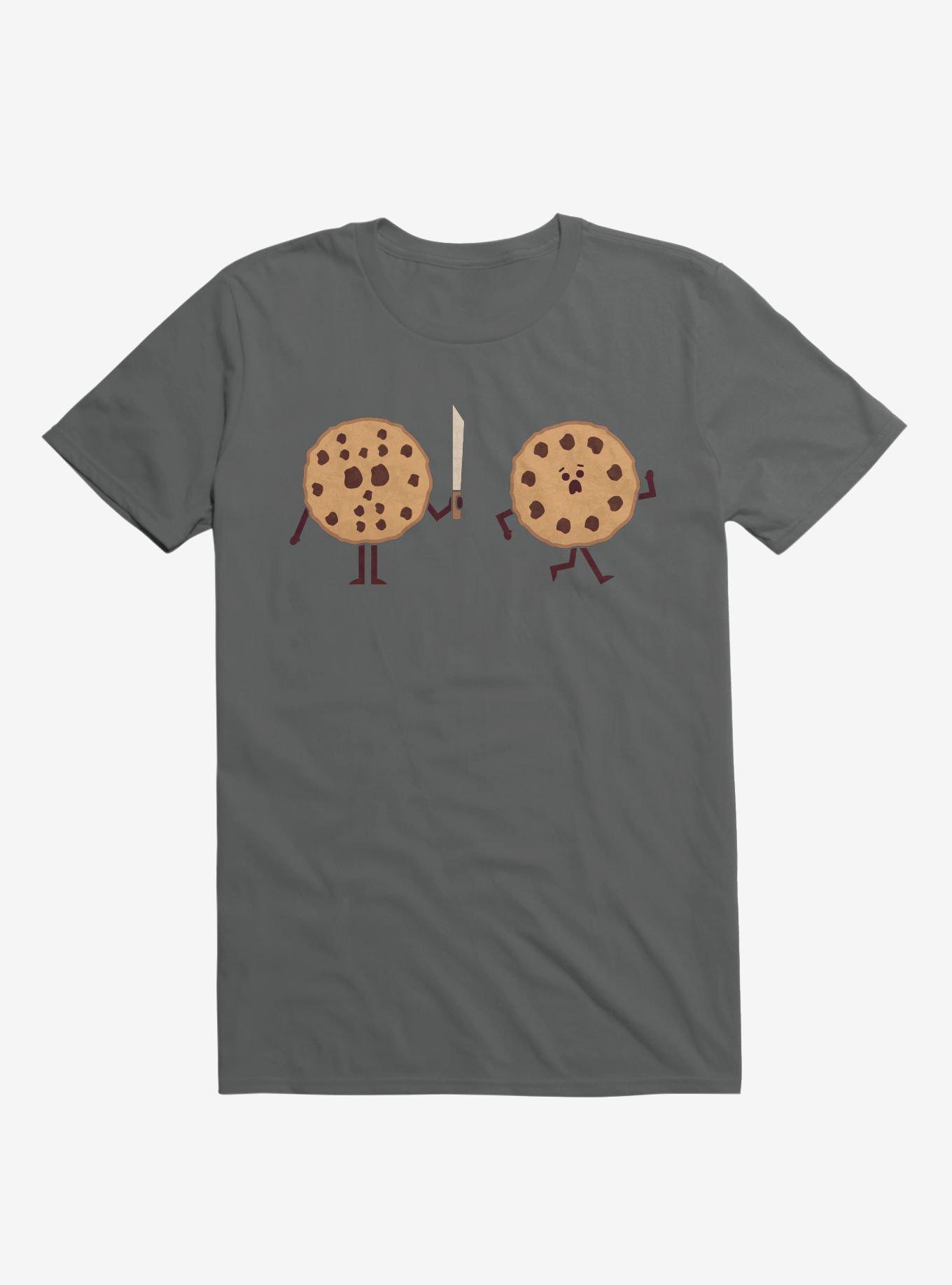 Cookhees Cookie Murder Charcoal Grey T-Shirt, CHARCOAL, hi-res