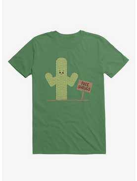 Cactus Free Shrugs Irish Green T-Shirt, , hi-res