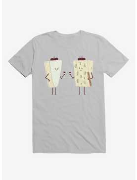 Frencheeses Cheeses Drinking Wine Ice Grey T-Shirt, , hi-res