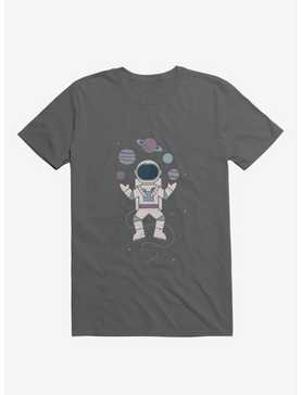 Astronaut Space Juggler Charcoal Grey T-Shirt, , hi-res