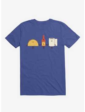 Taco, Hot Sauce, Toilet Paper Friends Royal Blue T-Shirt, , hi-res