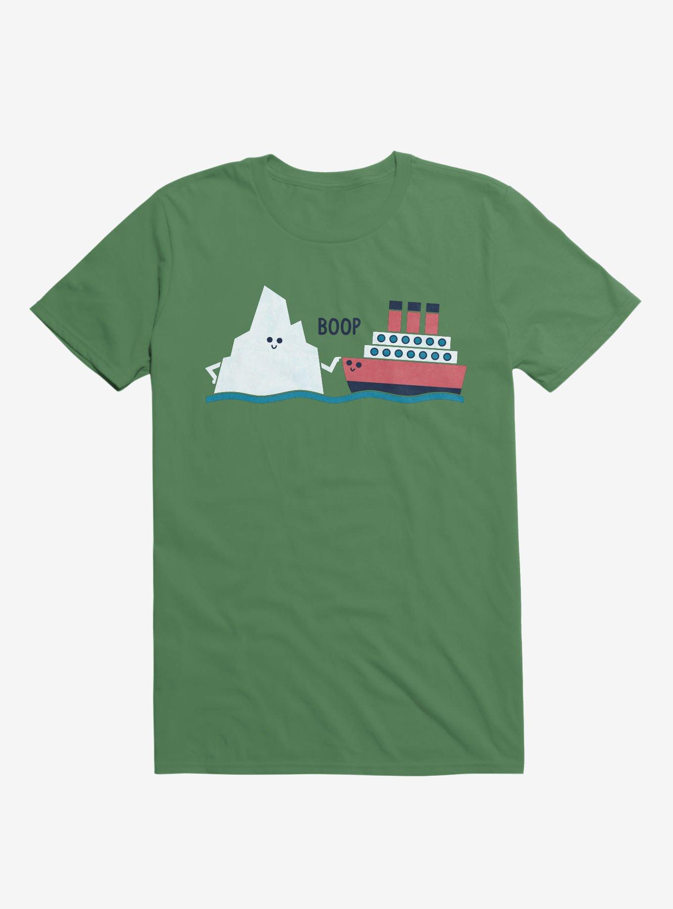 THRDLESS Iceberg Boop Ship Irish Green T-Shirt