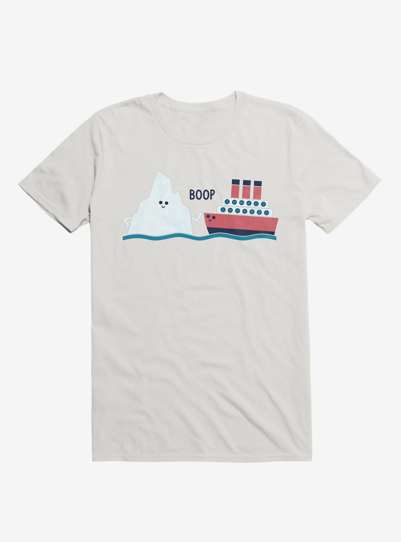 Iceberg Boop Ship White T-Shirt, , hi-res