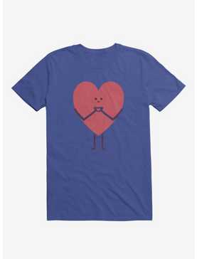 Heart Making Heart Hands Royal Blue T-Shirt, , hi-res