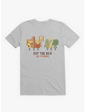 Eat The Rich (In Vitamins) Food Ice Grey T-Shirt, , hi-res