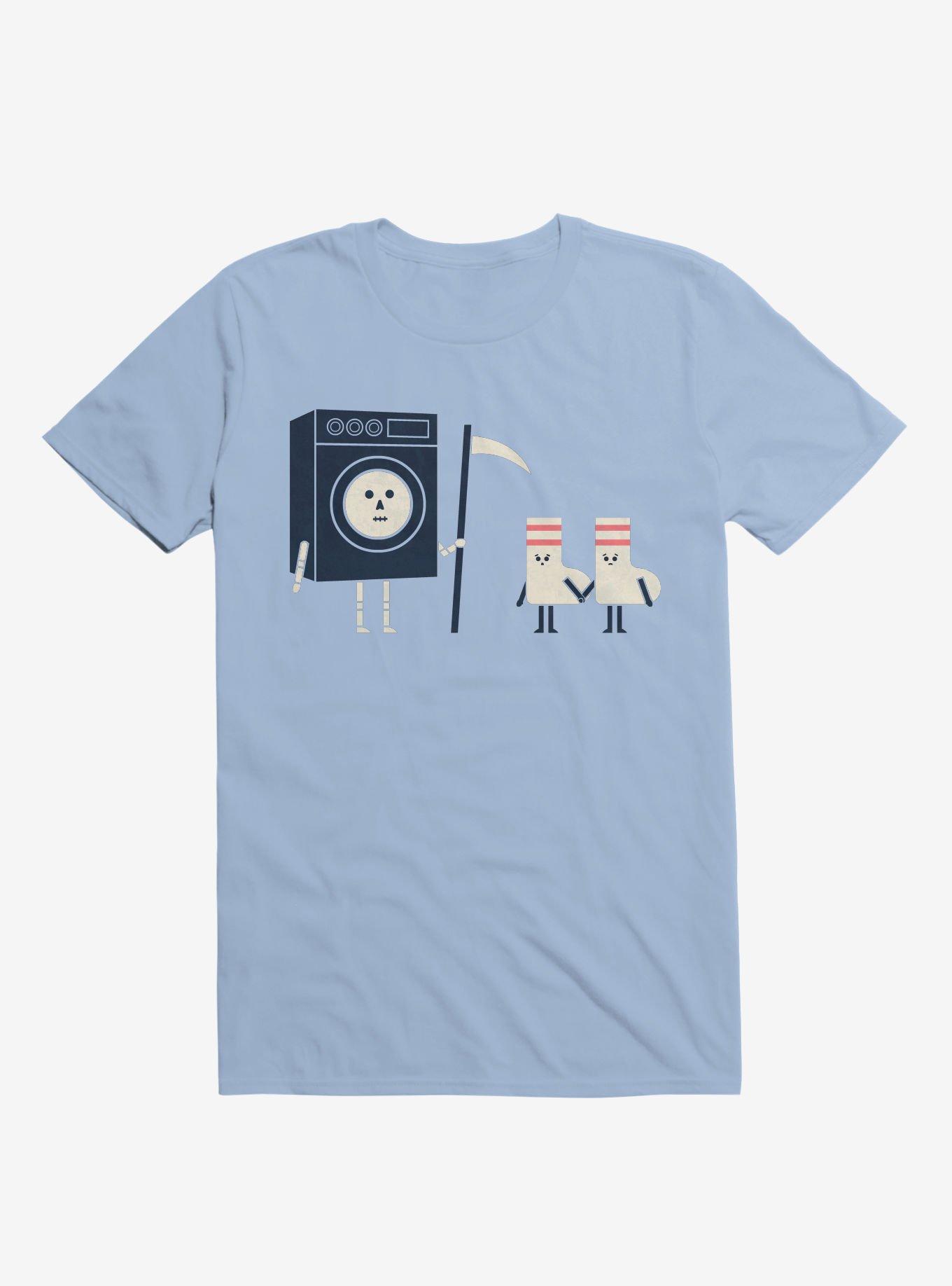 Grim Washer Vs. Socks Light Blue T-Shirt, , hi-res