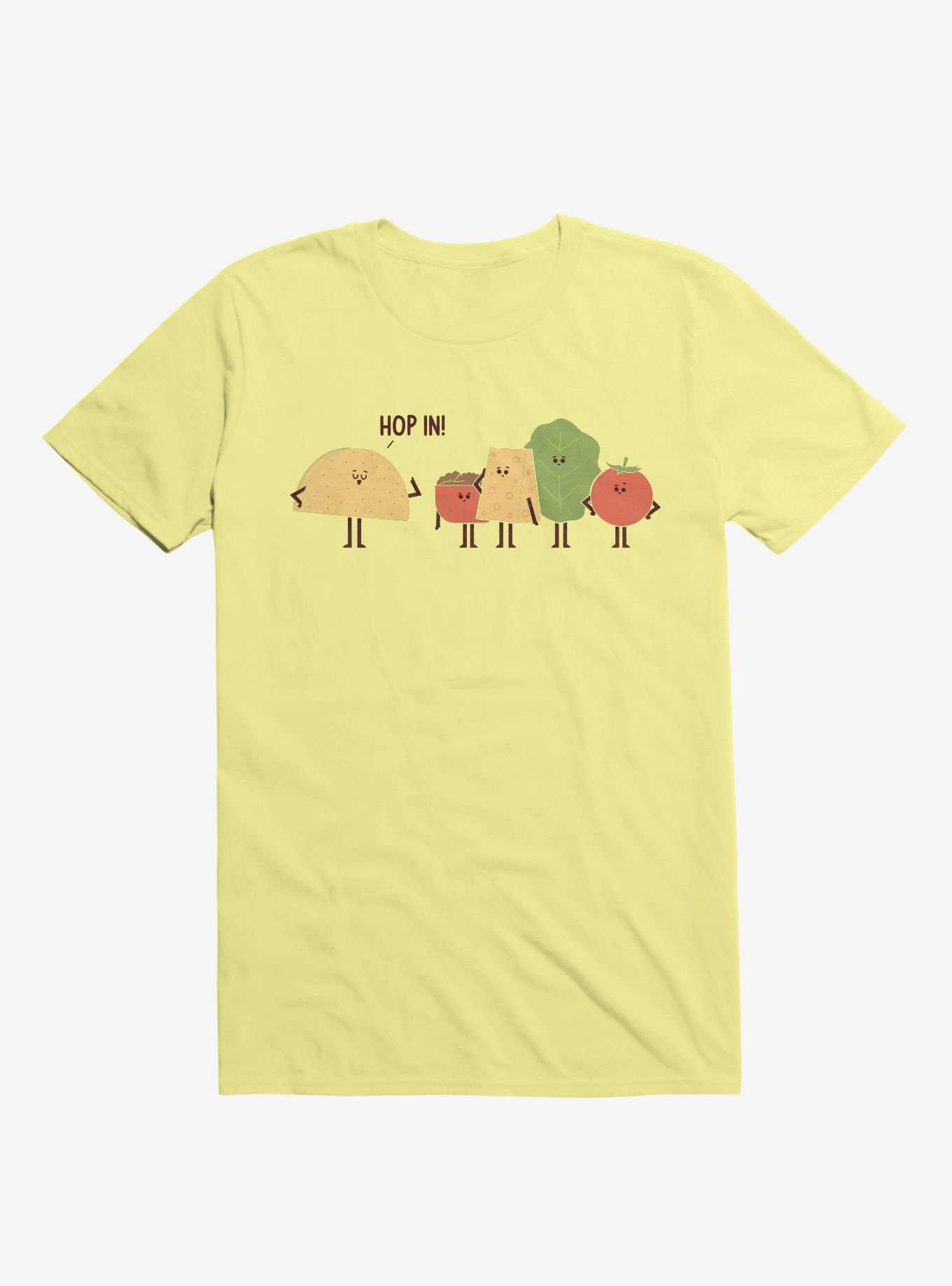 Taco Hop In! Fixings Corn Silk Yellow T-Shirt, , hi-res