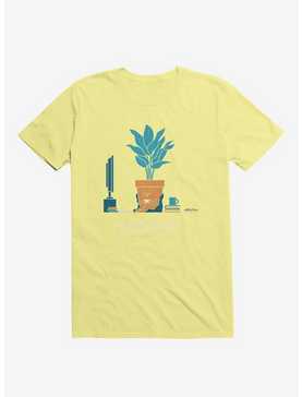 Indoor Comfy Plant Corn Silk Yellow T-Shirt, , hi-res