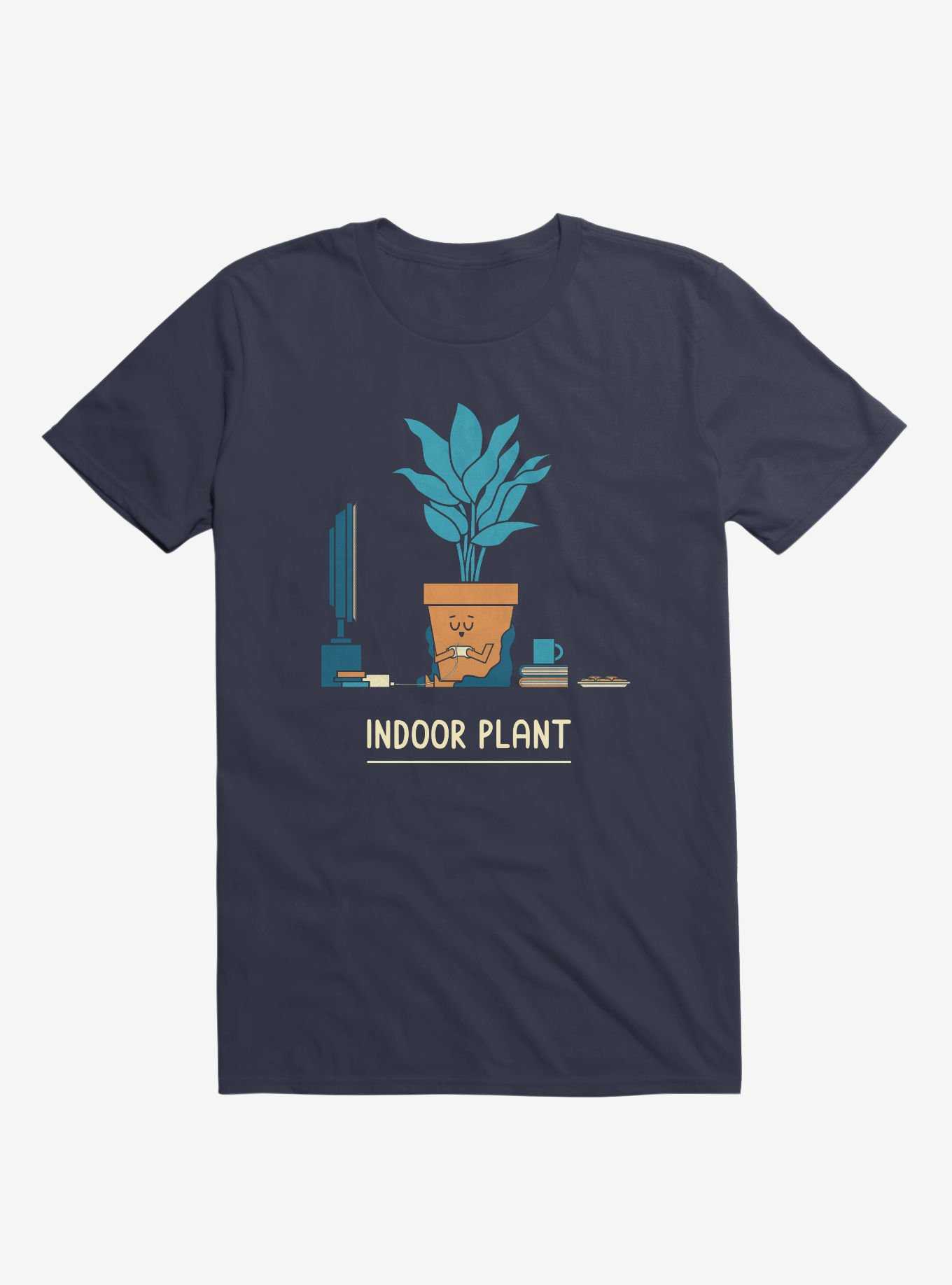 Indoor Comfy Plant Navy Blue T-Shirt, , hi-res