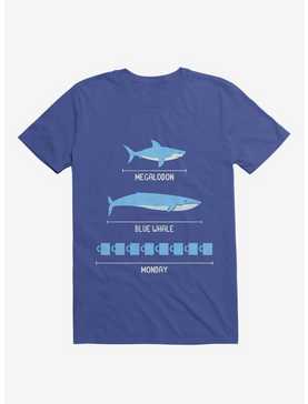 The Longest Things Megalodon, Blue Whale, Monday Royal Blue T-Shirt, , hi-res