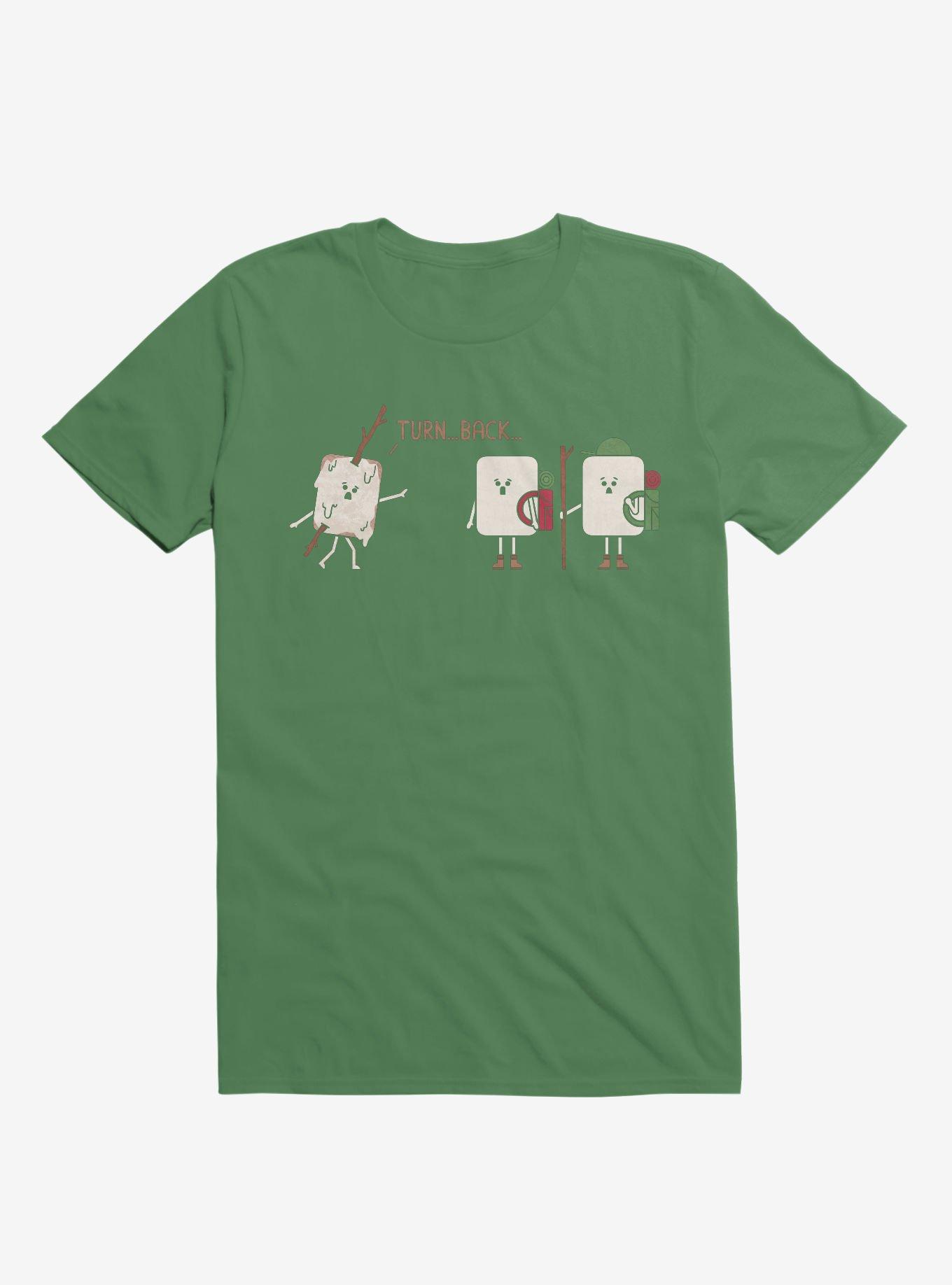 Turn Back Marshmallow Warning Irish Green T-Shirt, , hi-res