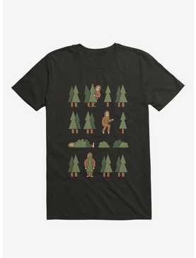 Bigfoot Forest Black T-Shirt, , hi-res