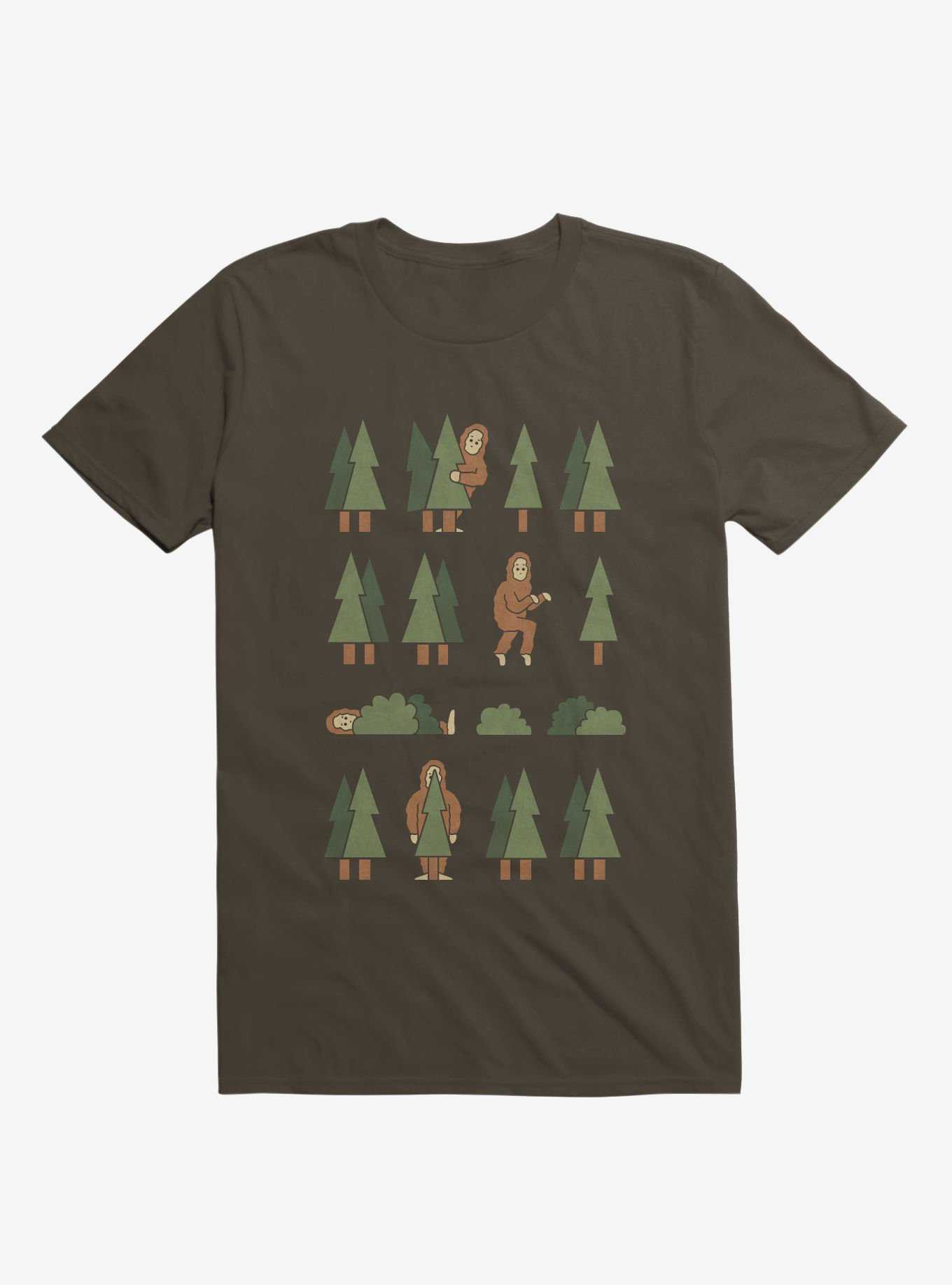 Bigfoot Forest Brown T-Shirt, , hi-res