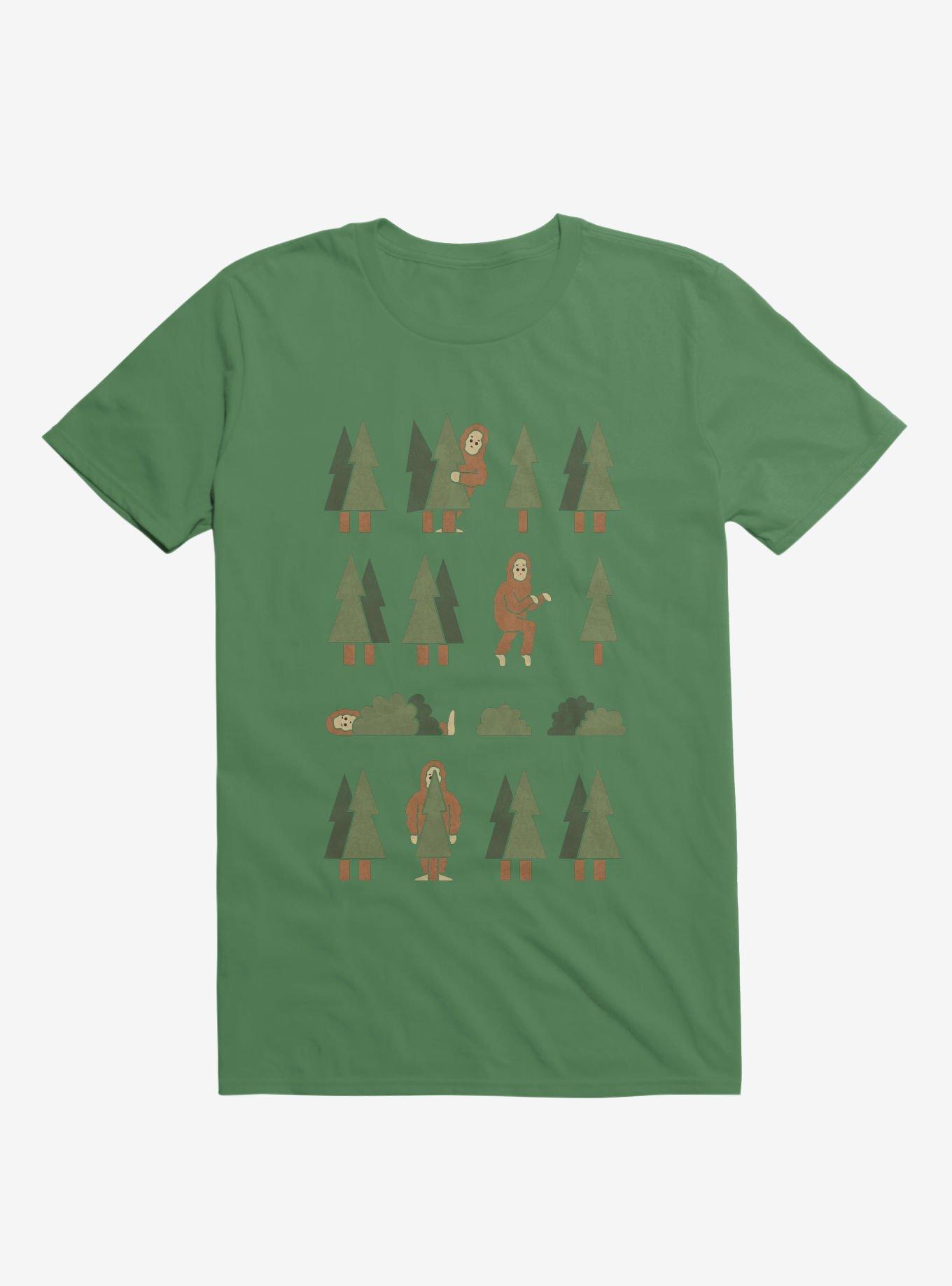 Bigfoot Forest Irish Green T-Shirt