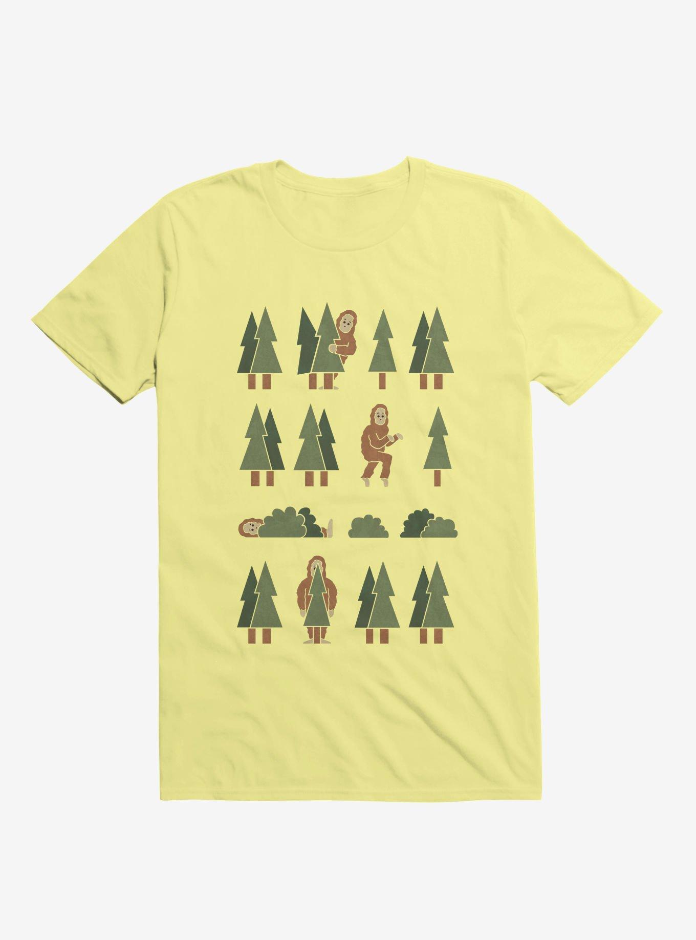 Bigfoot Forest Corn Silk Yellow T-Shirt, , hi-res
