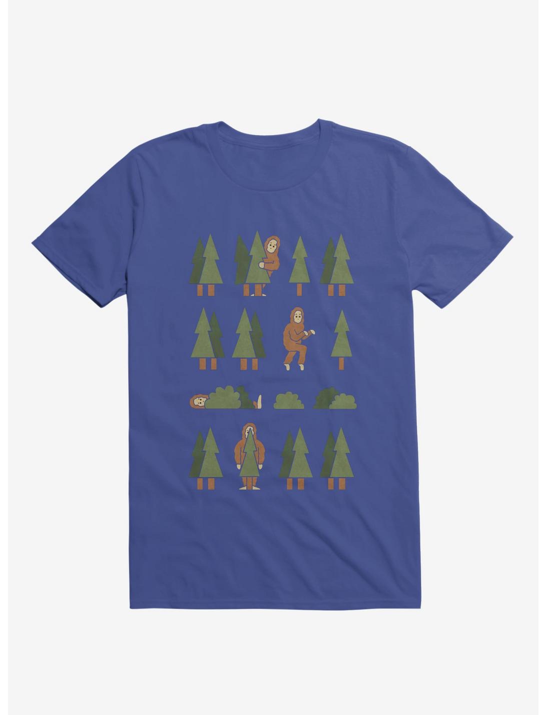 Bigfoot Forest Royal Blue T-Shirt, ROYAL, hi-res