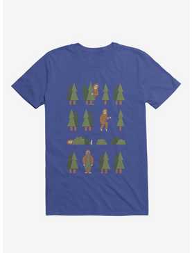 Bigfoot Forest Royal Blue T-Shirt, , hi-res