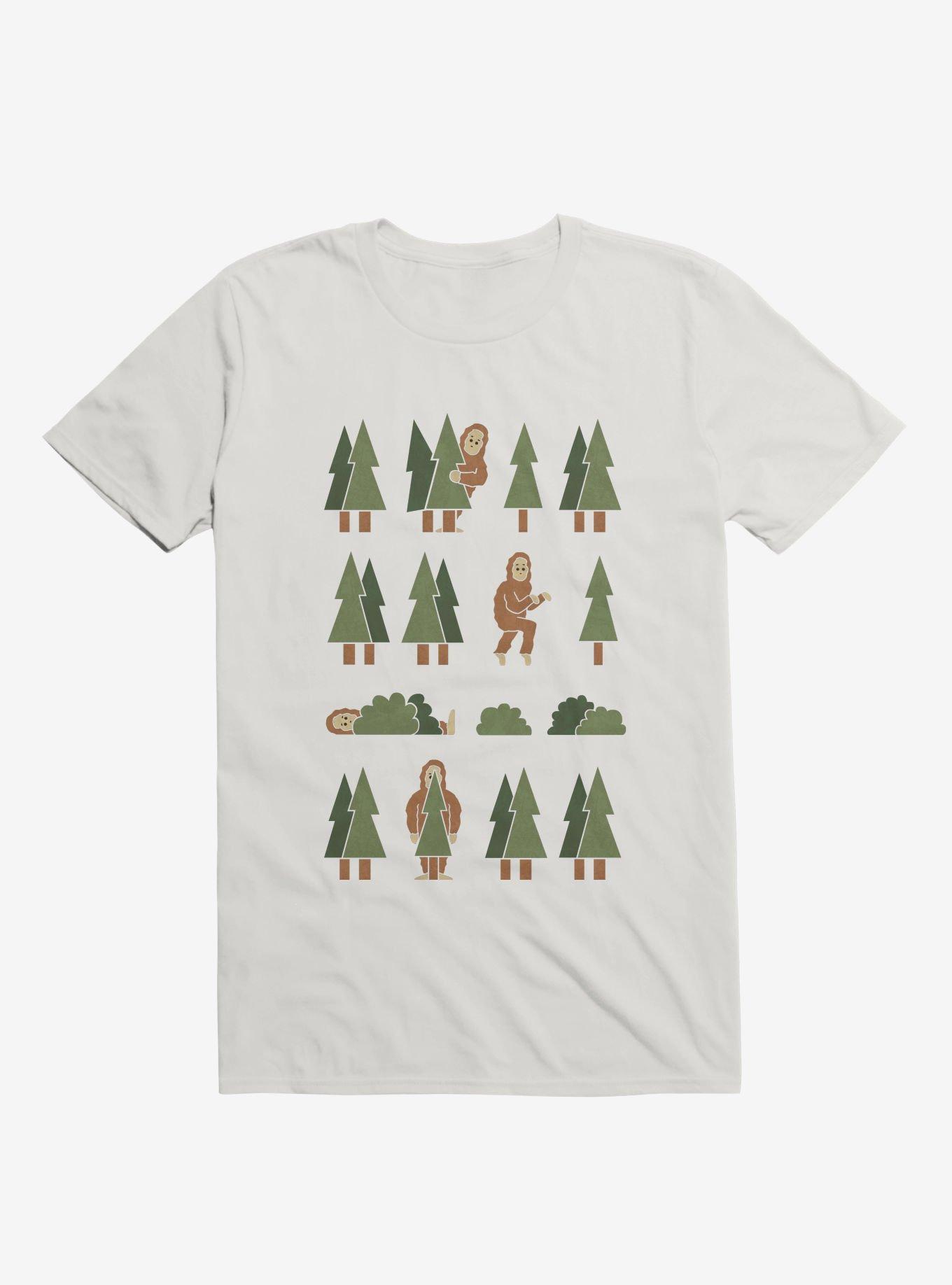 Bigfoot Forest White T-Shirt - WHITE | Hot Topic