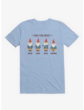 Gnow Your Gnomes Light Blue T-Shirt, , hi-res