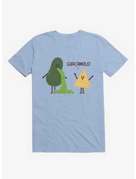 Guacamole Throw Up Light Blue T-Shirt, , hi-res