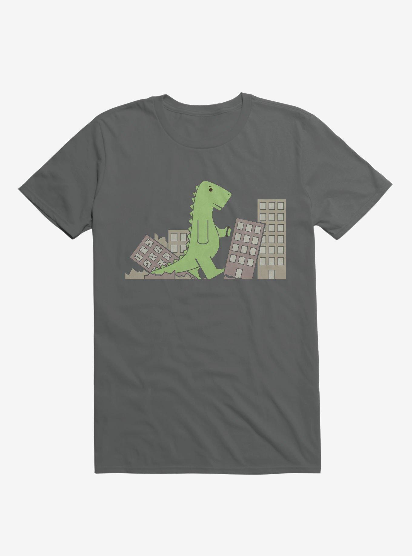 Phonezilla Terrorize City Charcoal Grey T-Shirt, , hi-res