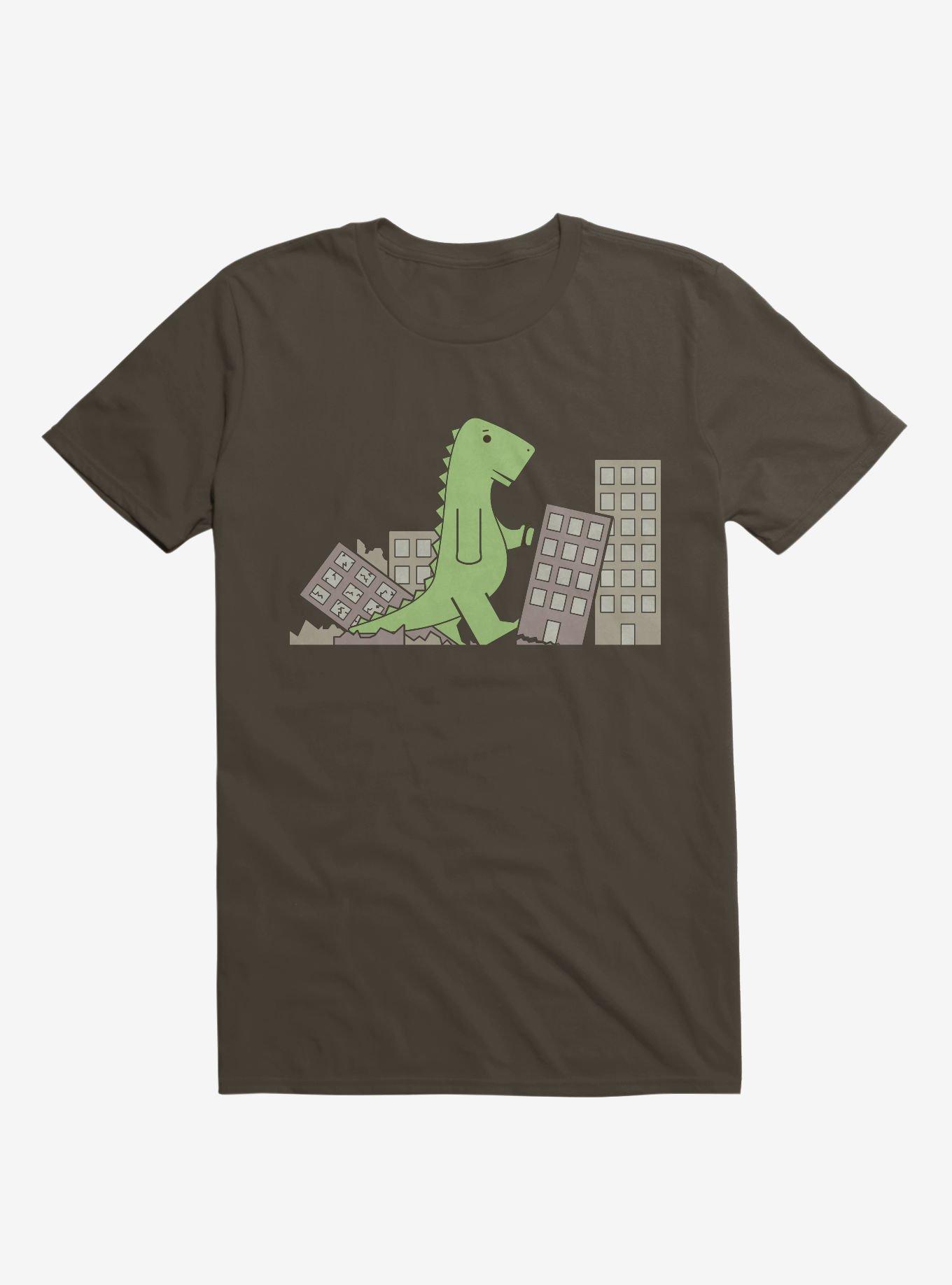 Phonezilla Terrorize City Brown T-Shirt, BROWN, hi-res