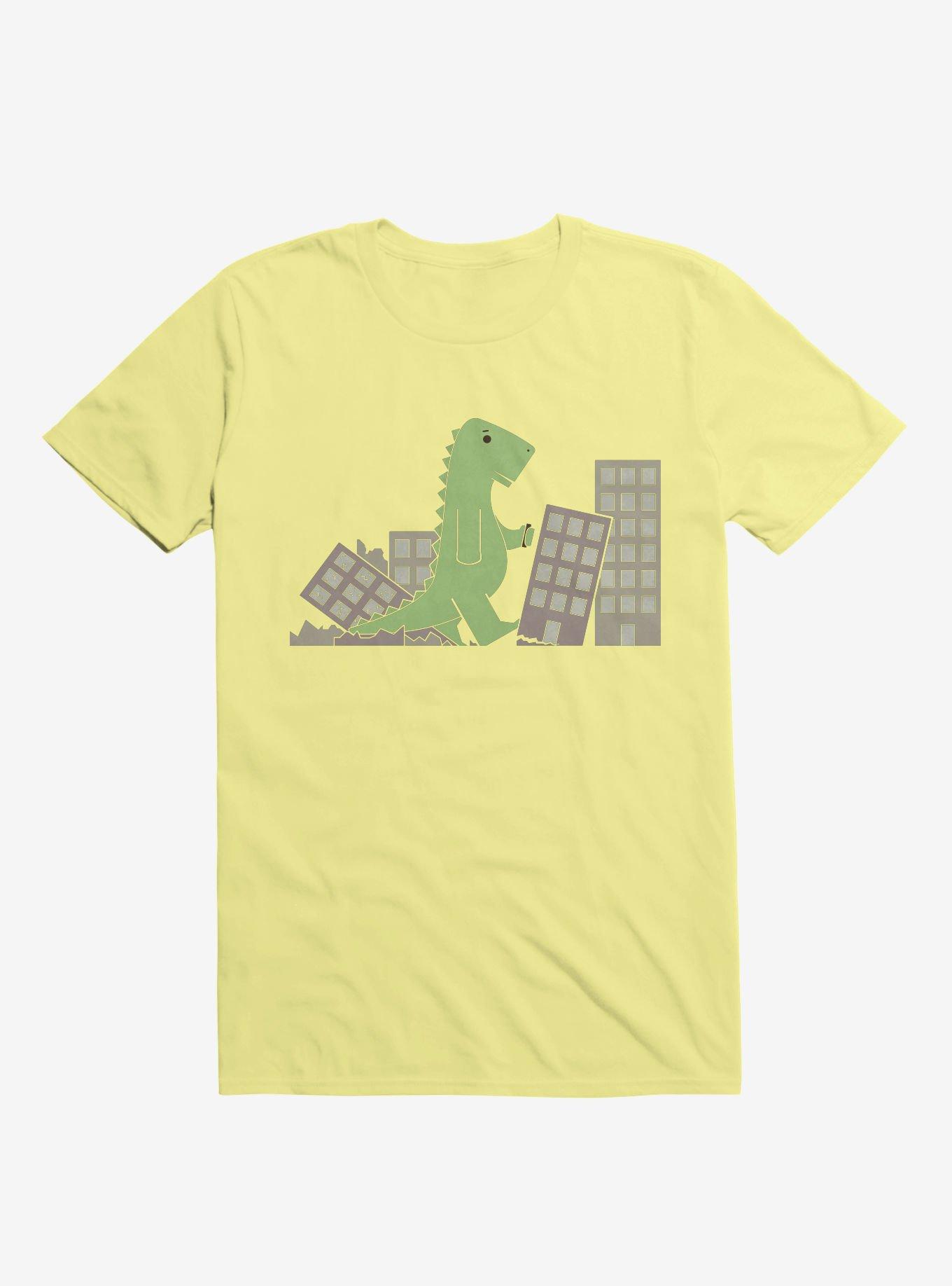 Phonezilla Terrorize City Corn Silk Yellow T-Shirt, CORN SILK, hi-res