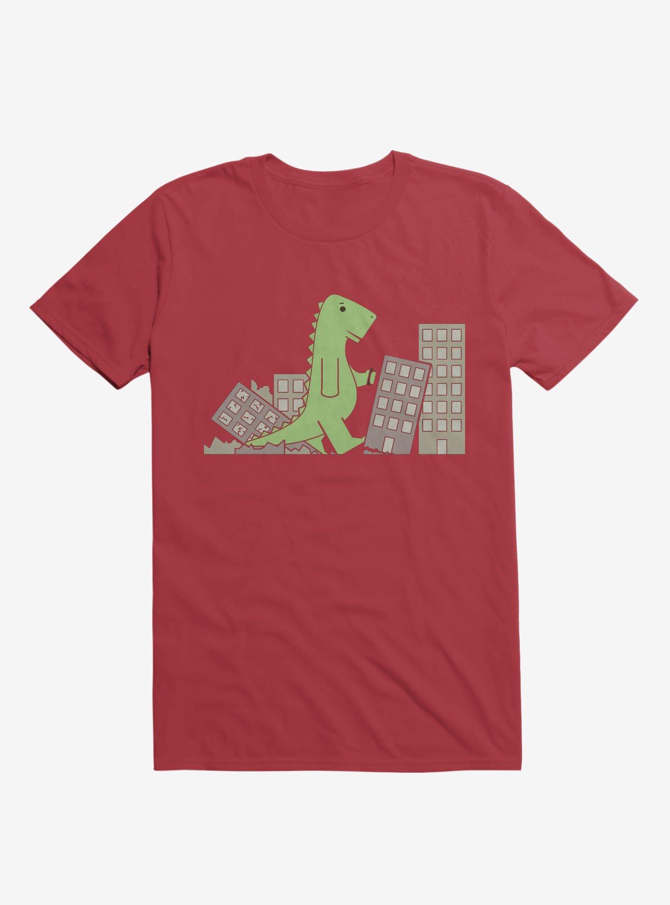 Phonezilla Terrorize City Red T-Shirt, RED, hi-res