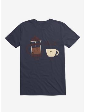 Coffee I Can't Take The Pressure Navy Blue T-Shirt, , hi-res