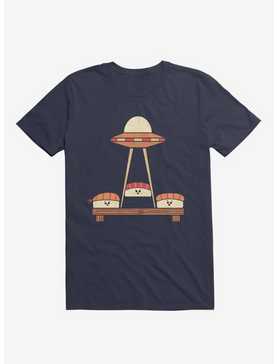The Sushi Abduction Navy Blue T-Shirt, , hi-res