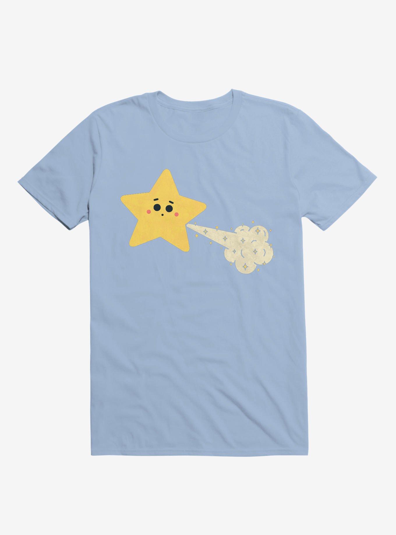 Sparkle Tooting Star Light Blue T-Shirt, , hi-res
