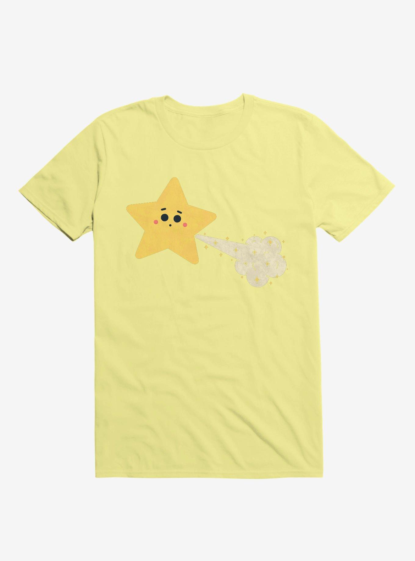 Sparkle Tooting Star Corn Silk Yellow T-Shirt, CORN SILK, hi-res