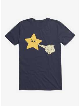 Sparkle Tooting Star Navy Blue T-Shirt, , hi-res