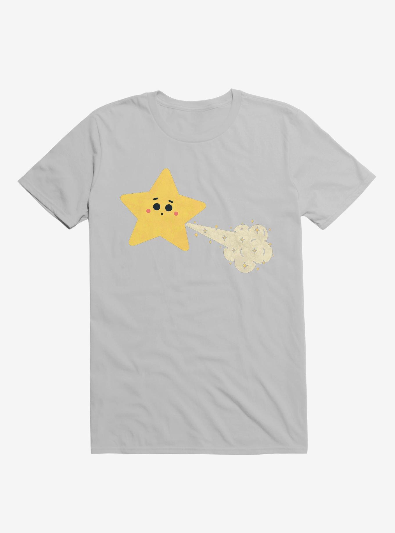Sparkle Tooting Star Ice Grey T-Shirt, ICE GREY, hi-res