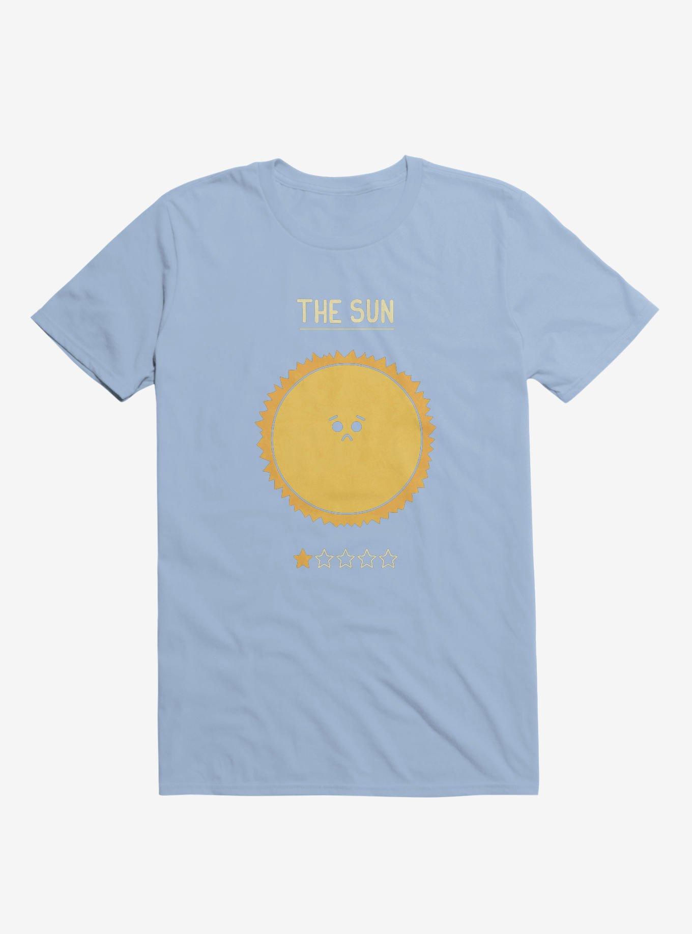 The Sun One Star Rating Light Blue T-Shirt, LIGHT BLUE, hi-res