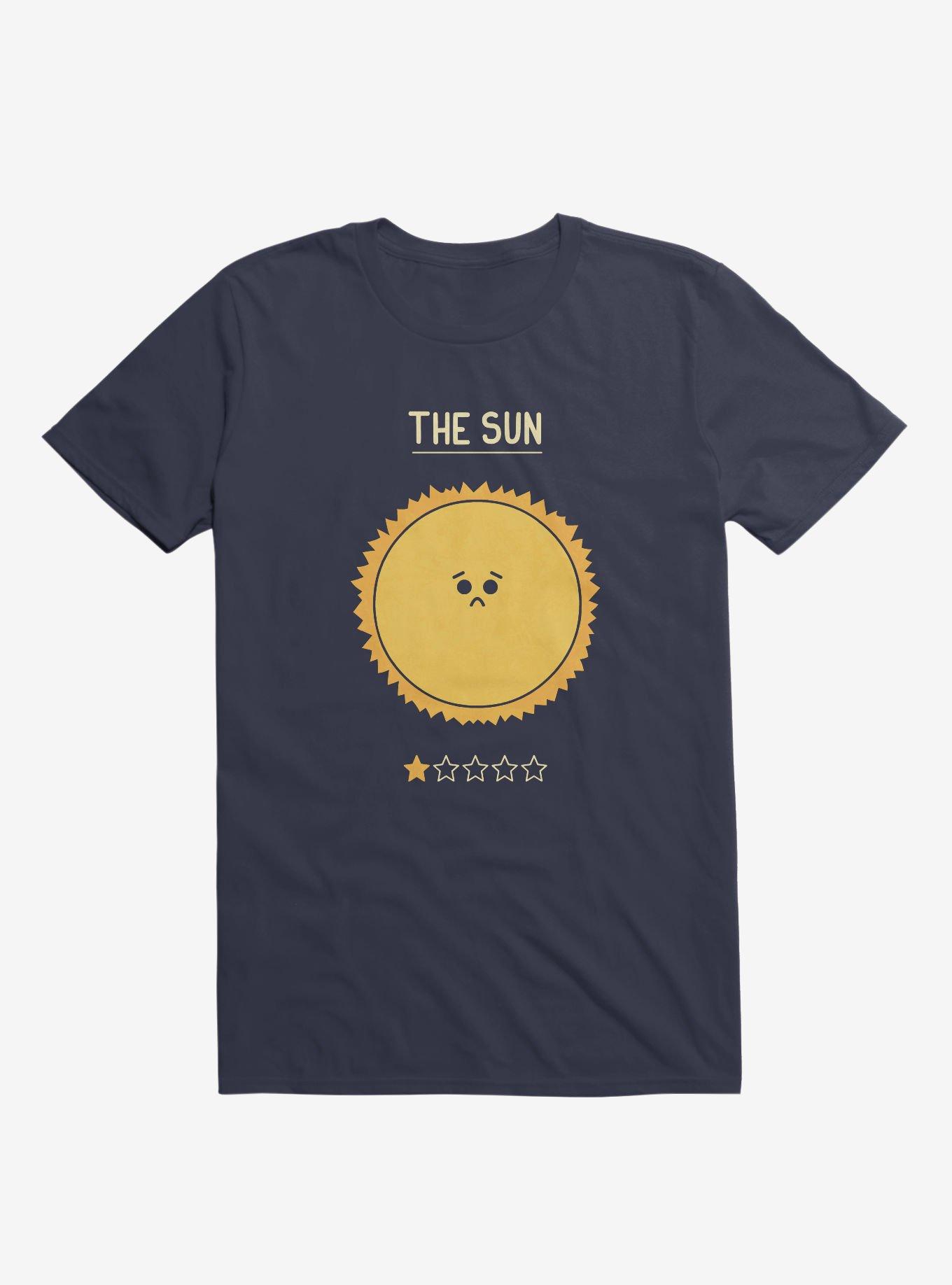 The Sun One Star Rating Navy Blue T-Shirt, NAVY, hi-res