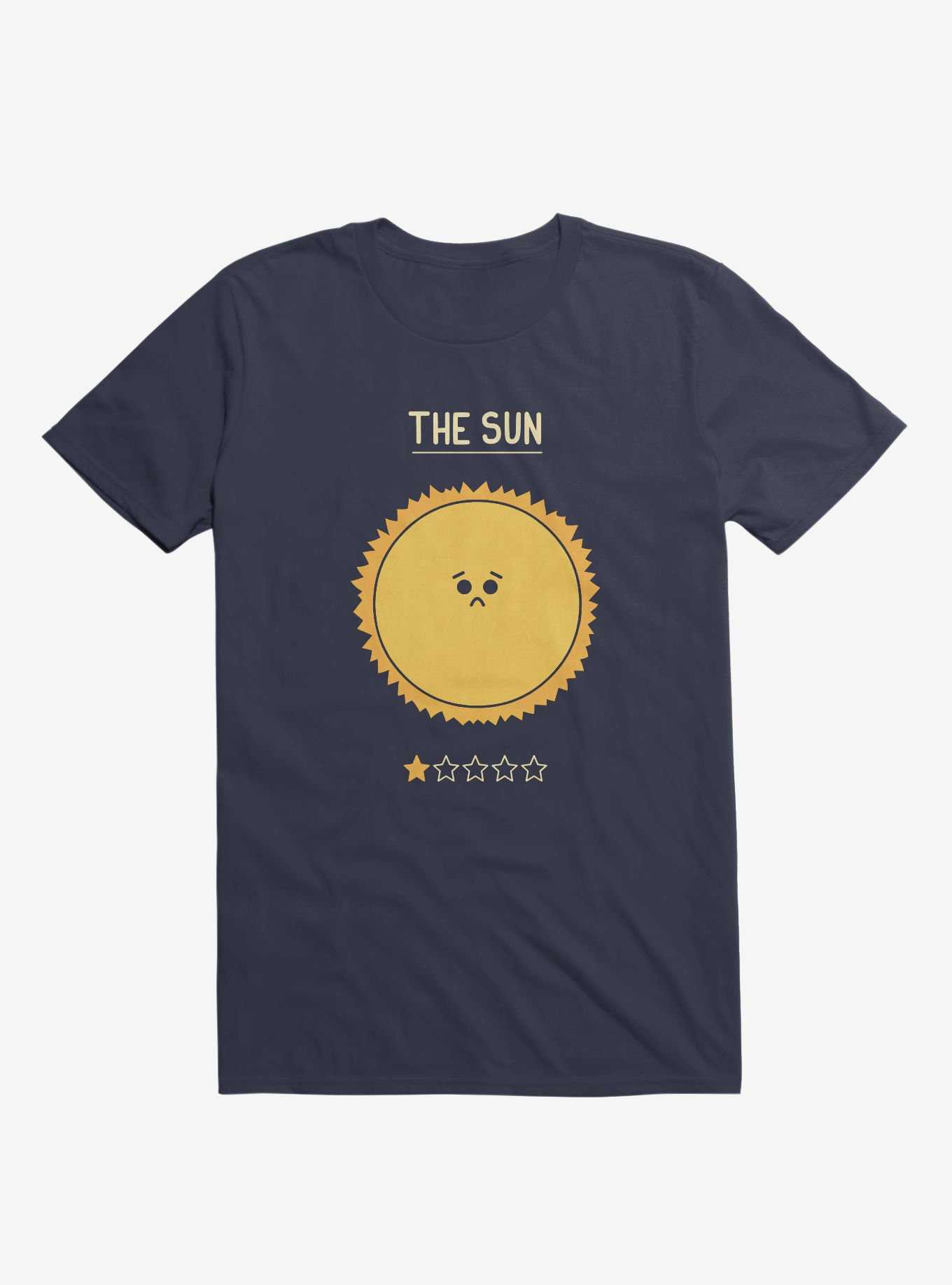 The Sun One Star Rating Navy Blue T-Shirt, , hi-res