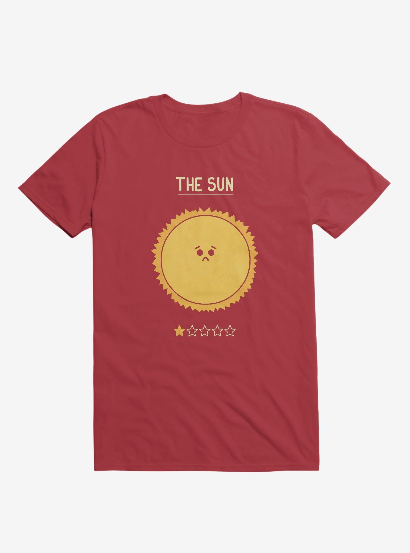 The Sun One Star Rating Red T-Shirt, , hi-res