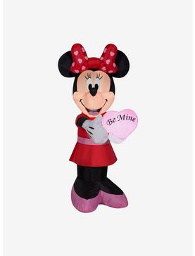Plus Size Disney Minnie Mouse Holding Heart Airblown, , hi-res