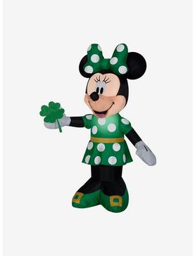 Plus Size Disney Minnie Mouse St. Patrick'S Day Airblown, , hi-res