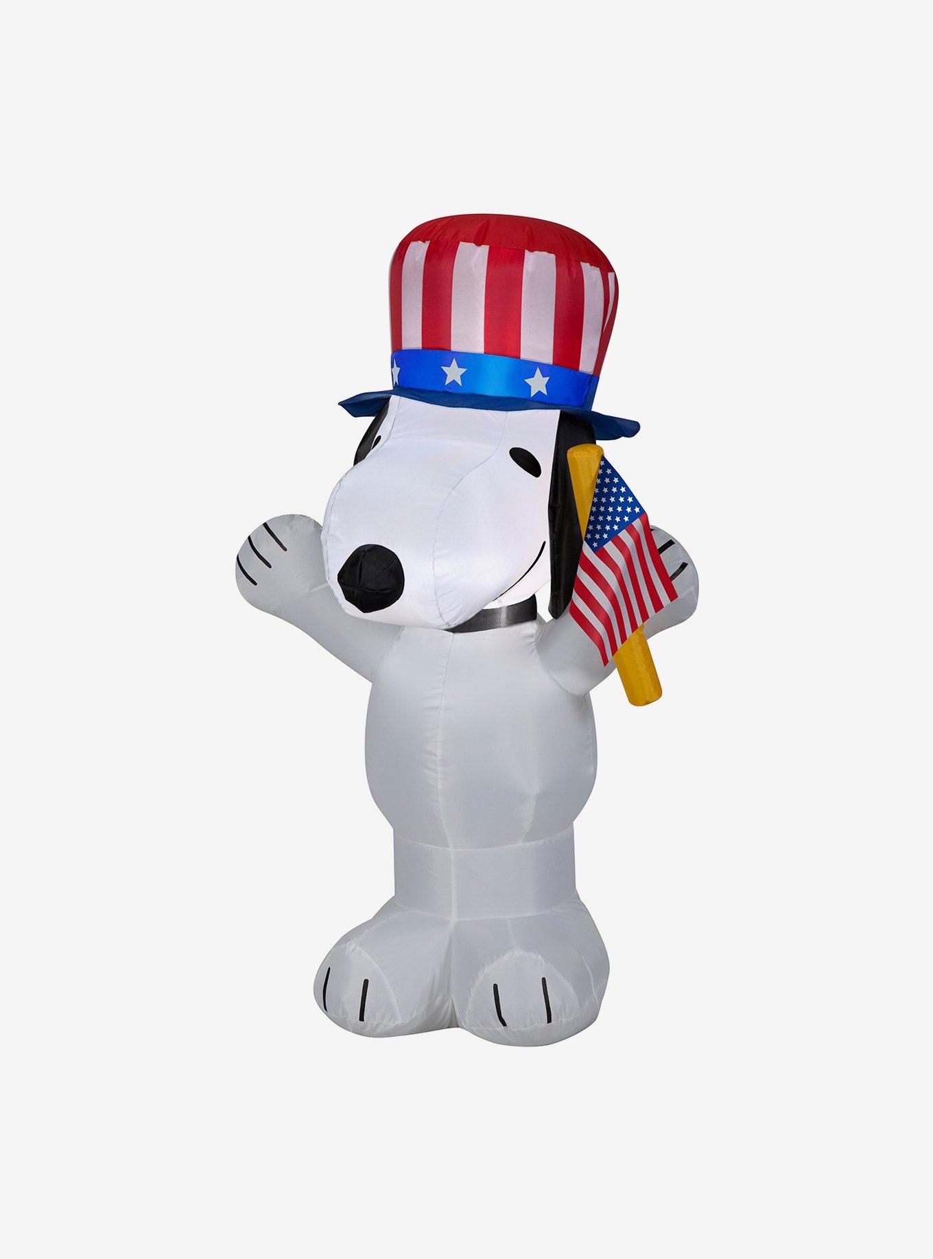 Peanuts Patriotic Snoopy Inflatable D&eacute;cor, , hi-res