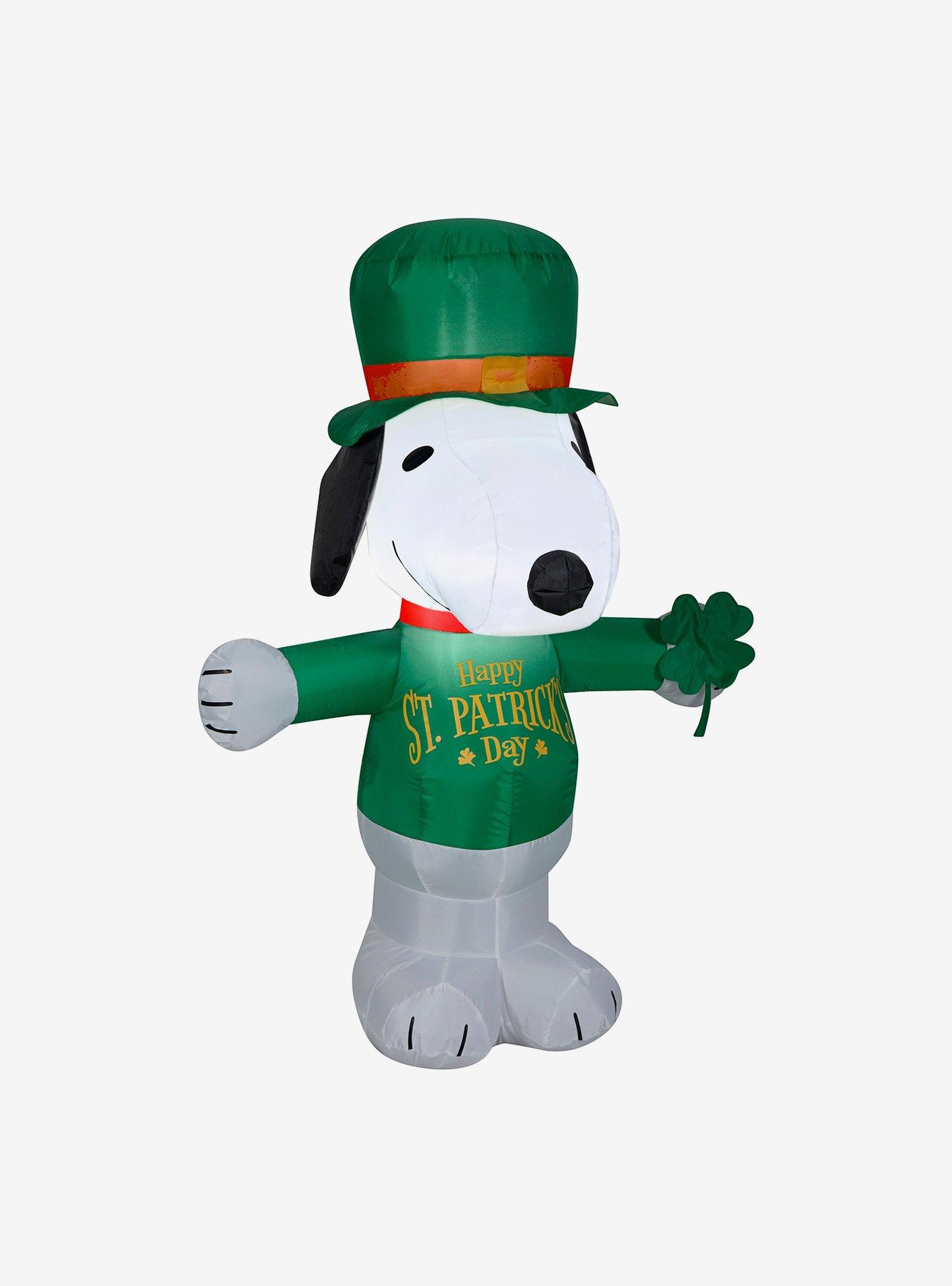 Peanuts St. Patricks Day Snoopy Peanuts Airblown, , hi-res